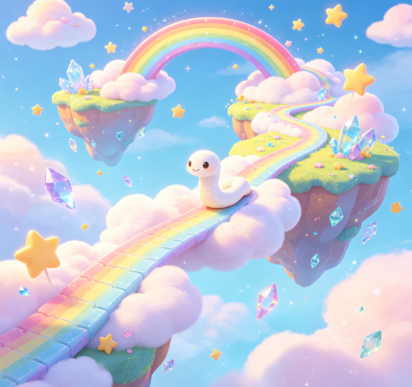 Sky Bridge Floating Rainbow Hungry Adventure Journey